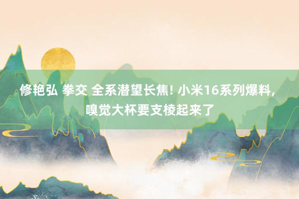 修艳弘 拳交 全系潜望长焦! 小米16系列爆料, 嗅觉大杯要支棱起来了